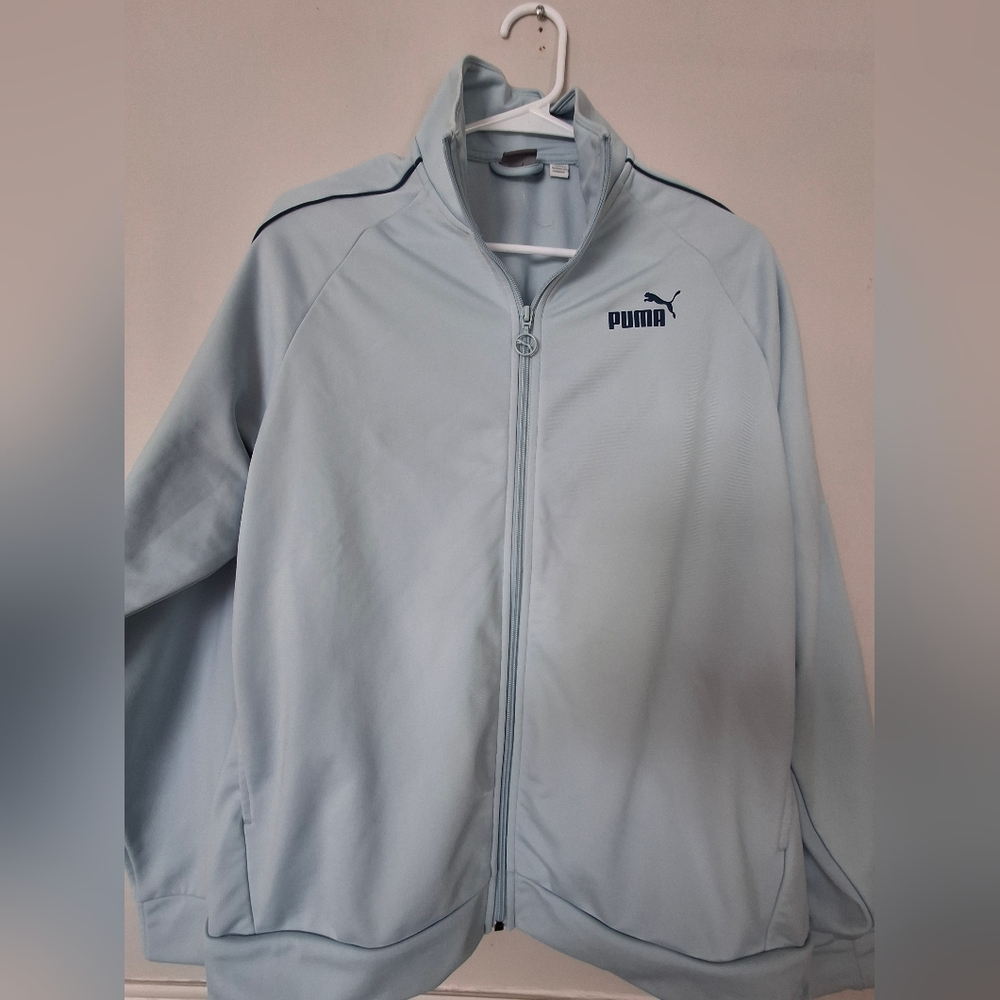 Puma Sky Blue Zip-Up Jacket